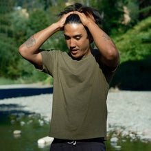 Load image into Gallery viewer, Cosmos Tee - Dark Mash Green - Tigertree
