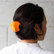 Load image into Gallery viewer, Midi Orange Hair Claw - Tigertree
