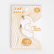Load image into Gallery viewer, Heart &amp; Dagger Ear Cuffs - Tigertree
