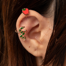 Load image into Gallery viewer, Apple &amp; Snakes Ear Cuffs - Tigertree
