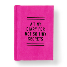 Load image into Gallery viewer, Tiny Diary for Not So Tiny Secrets - Tigertree
