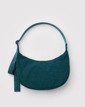 Load image into Gallery viewer, Medium Nylon Crescent Bag - Deep Sea - Tigertree
