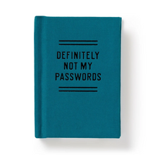 Load image into Gallery viewer, Definitely Not My Passwords Tiny Notebook

