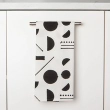Load image into Gallery viewer, Domino Block Print Tea Towel - Tigertree
