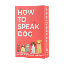 Load image into Gallery viewer, How To Speak Dog Cards - Tigertree
