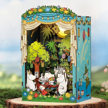 Load image into Gallery viewer, DIY Book Nook Kit: Moomin Moominous Dance Party
