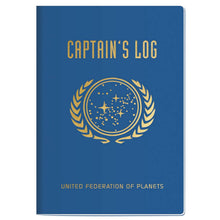Load image into Gallery viewer, Star Trek's Captain's Log Notebook - Tigertree
