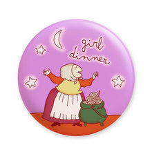 Load image into Gallery viewer, Girl Dinner Grandma Witch Magnet - Tigertree
