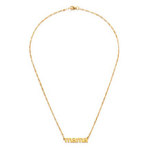Load image into Gallery viewer, Mama Necklace - 14k Gold Plated 18" - Tigertree
