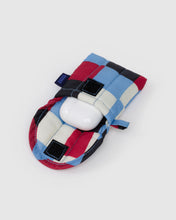 Load image into Gallery viewer, Puffy Earbuds Case - Painted Check
