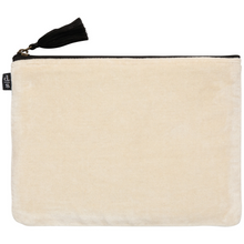 Load image into Gallery viewer, Dogwood Embroidered Flat Pouch - Tigertree
