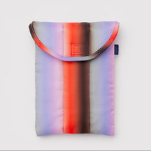 Load image into Gallery viewer, Puffy Tablet Sleeve 8" - Gradient Stripe Poppy &amp; Lilac
