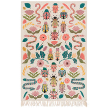 Load image into Gallery viewer, Amulet Embroidered Tea Towel - Tigertree
