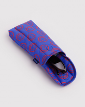 Load image into Gallery viewer, Puffy Glasses Sleeve - Mini Cobalt Happy
