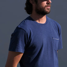 Load image into Gallery viewer, Hemp Pocket Tee - Indigo - Tigertree
