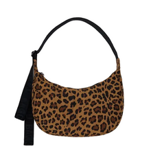 Load image into Gallery viewer, Medium Nylon Crescent Bag- Leopard - Tigertree
