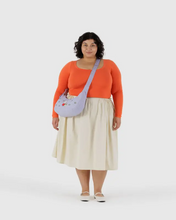 Load image into Gallery viewer, Medium Nylon Crescent Bag- Embroidered Miffy - Tigertree
