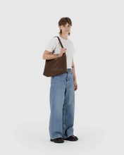 Load image into Gallery viewer, Recycled Leather Shoulder Bag- Brown - Tigertree
