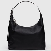 Load image into Gallery viewer, Recycled Leather Shoulder Bag- Black - Tigertree
