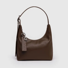 Load image into Gallery viewer, Mini Recycled Leather Shoulder Bag- Brown - Tigertree
