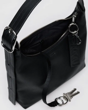 Load image into Gallery viewer, Mini Recycled Leather Shoulder Bag- Black - Tigertree
