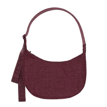 Load image into Gallery viewer, Medium Nylon Crescent Bag- Mahogany - Tigertree
