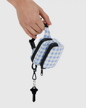 Load image into Gallery viewer, Fanny Pack Charm- Light Blue Gingham - Tigertree
