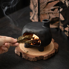 Load image into Gallery viewer, Little Zen House Fireplace - Black
