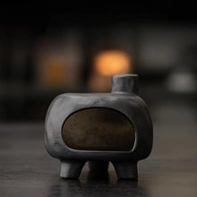 Load image into Gallery viewer, Little Zen House Fireplace - Black
