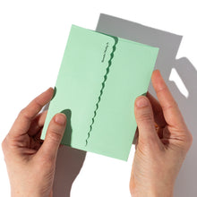 Load image into Gallery viewer, Glad You're On the Mend Cat Risograph Card
