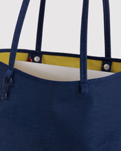 Load image into Gallery viewer, Medium Nylon Reversible Tote - Navy Mix
