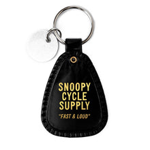 Load image into Gallery viewer, Snoopy Motorcycle Saddle Keychain - Tigertree
