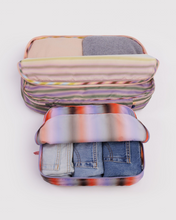 Load image into Gallery viewer, Large Packing Cube Set - Gradient Stripes
