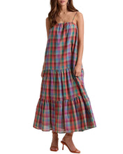 Load image into Gallery viewer, Multicolor Plaid Maxi Dress -
