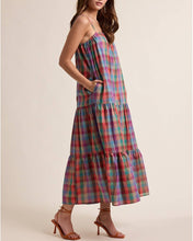 Load image into Gallery viewer, Multicolor Plaid Maxi Dress -
