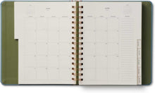 Load image into Gallery viewer, 2027 Paisley 17-Month Academic Covered Spiral Planner
