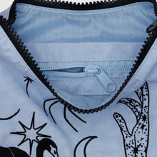 Load image into Gallery viewer, Small Nylon Crescent Bag - Embroidered Ballet Icons - Tigertree
