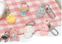 Load image into Gallery viewer, Softie Fluffy Animal Keyring
