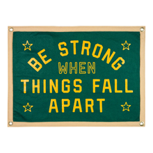 Load image into Gallery viewer, Be Strong Camp Flag
