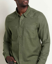 Load image into Gallery viewer, Airsmyth Western Longsleeve Shirt - Olive Pattern
