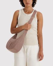 Load image into Gallery viewer, Medium Nylon Crescent Bag - Toasted Almond - Tigertree
