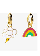 Load image into Gallery viewer, Rainbow and Cloud Earrings - Tigertree
