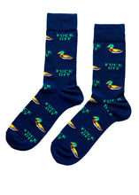 Load image into Gallery viewer, Men's Duck Off Crew Socks - Tigertree

