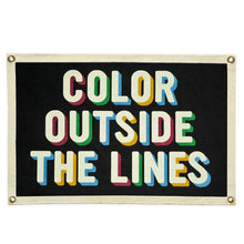 Load image into Gallery viewer, Color Outside The Lines Camp Flag - Tigertree
