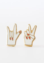 Load image into Gallery viewer, Peace &amp; Love Earrings - Tigertree
