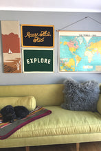 Load image into Gallery viewer, Explore Camp Flag - Tigertree
