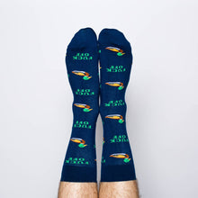 Load image into Gallery viewer, Men's Duck Off Crew Socks - Tigertree
