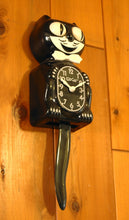 Load image into Gallery viewer, Black Kit-Cat Clock - Tigertree
