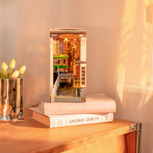 Load image into Gallery viewer, Miniature House Book Nook: Sakura Densya DIY Kit - Tigertree
