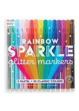 Load image into Gallery viewer, Rainbow Sparkle Glitter Markers - Tigertree
